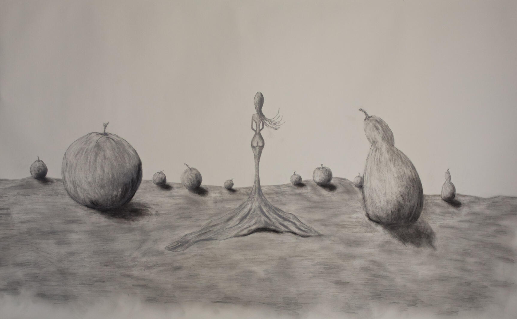 Charcoal on paper, 2018